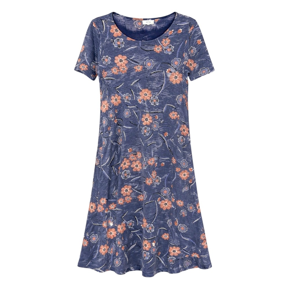 FatFace Simone Vintage Ditsy Jersey Dress Womens US 6 Cottagecore Whimsical